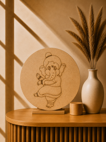 Premarked Round  ganeshji shape MDF-150