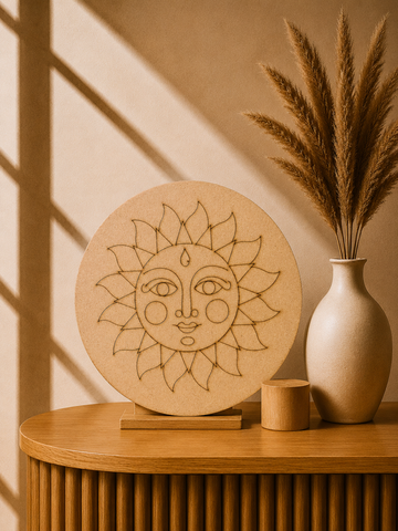 MDF Premarked Round suryanarayan shape-154