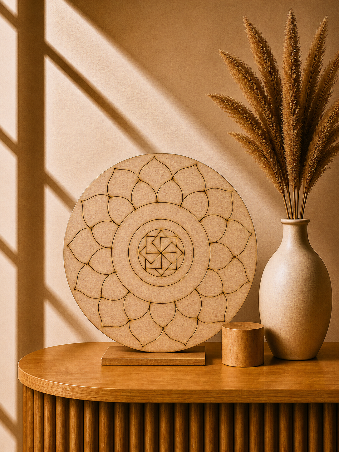 Premarked Rangoli shape MDF-158
