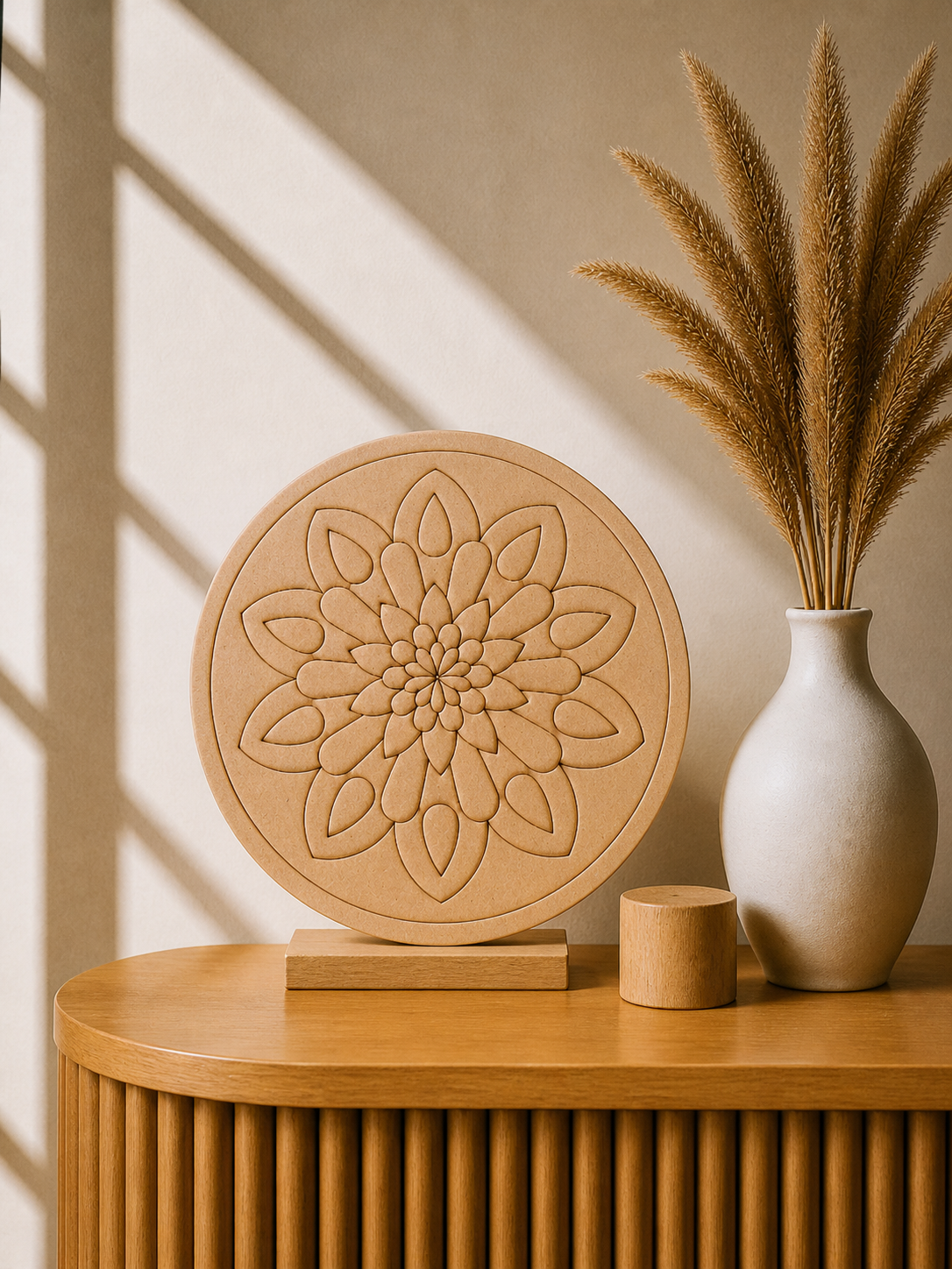 MDF Premarked Round shape-159