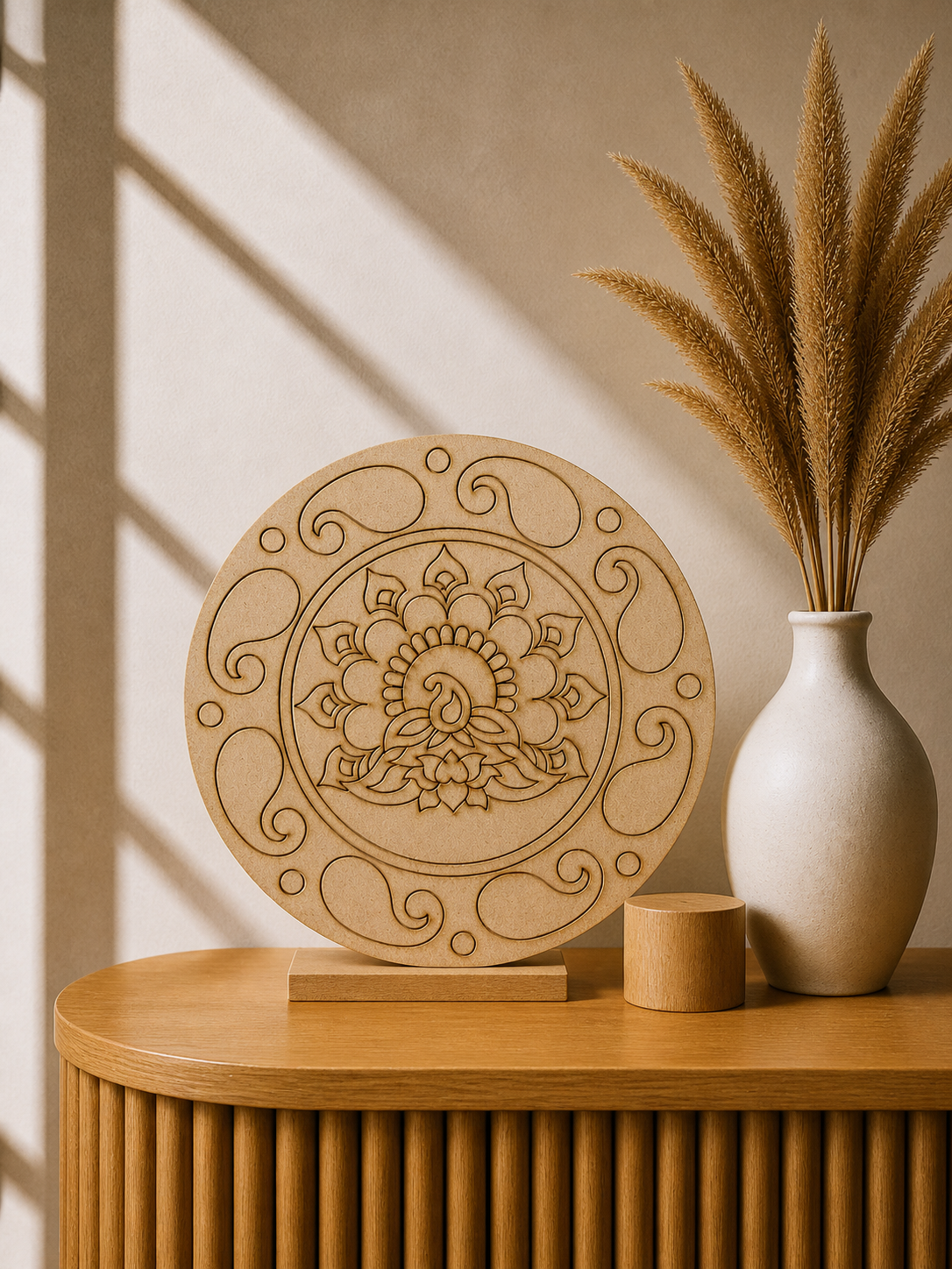 MDF Premarked Round shape-161