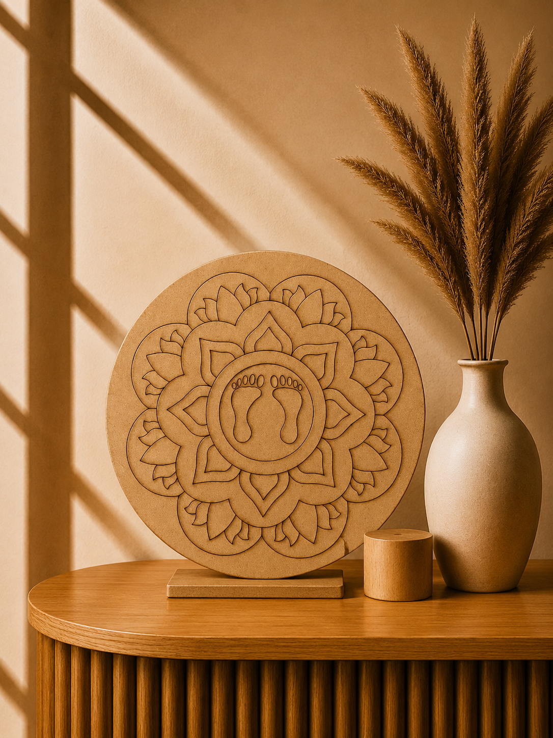 Premarked Rangoli shape MDF-162