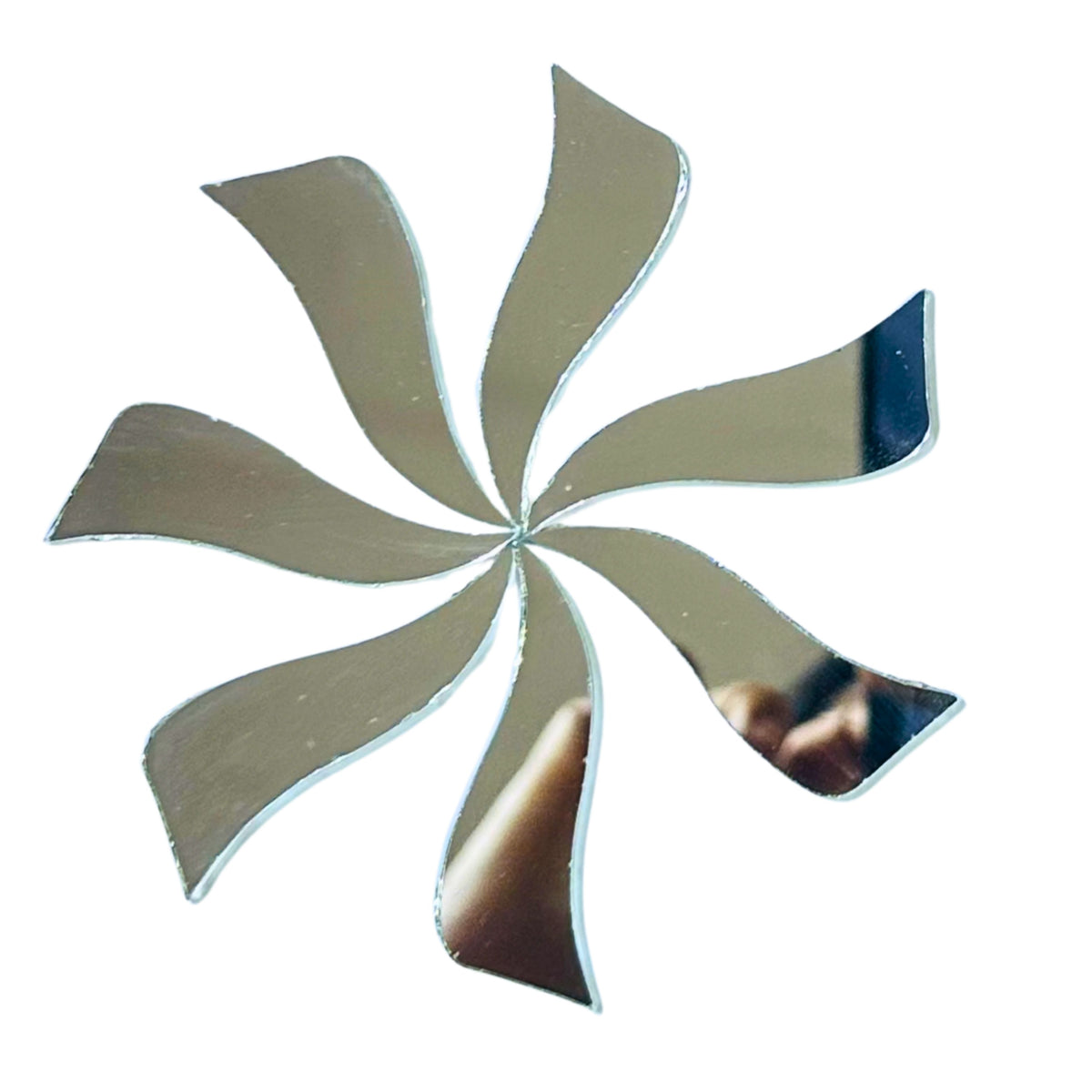 Twisted Petal Shape Glass Mirror Pieces for Lippan Art-SF-8