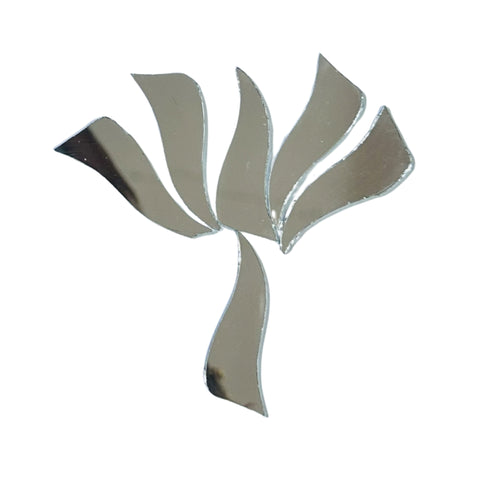 Twisted Petal Shape Glass Mirror Pieces for Lippan Art-SF-8