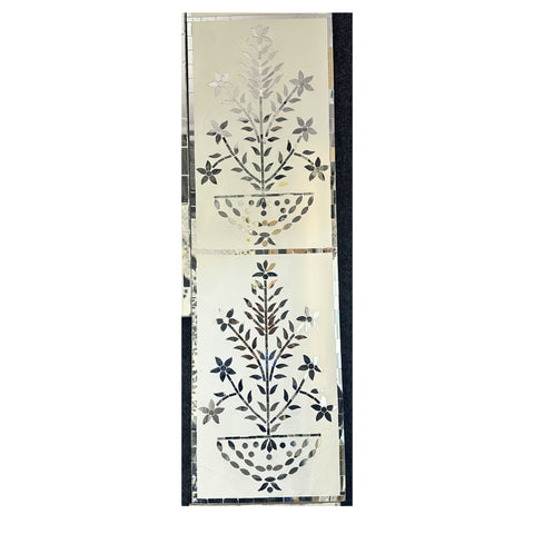 Royal Mirror Wedding Vidhi Mandap Frame WIth Side Pillars-1403