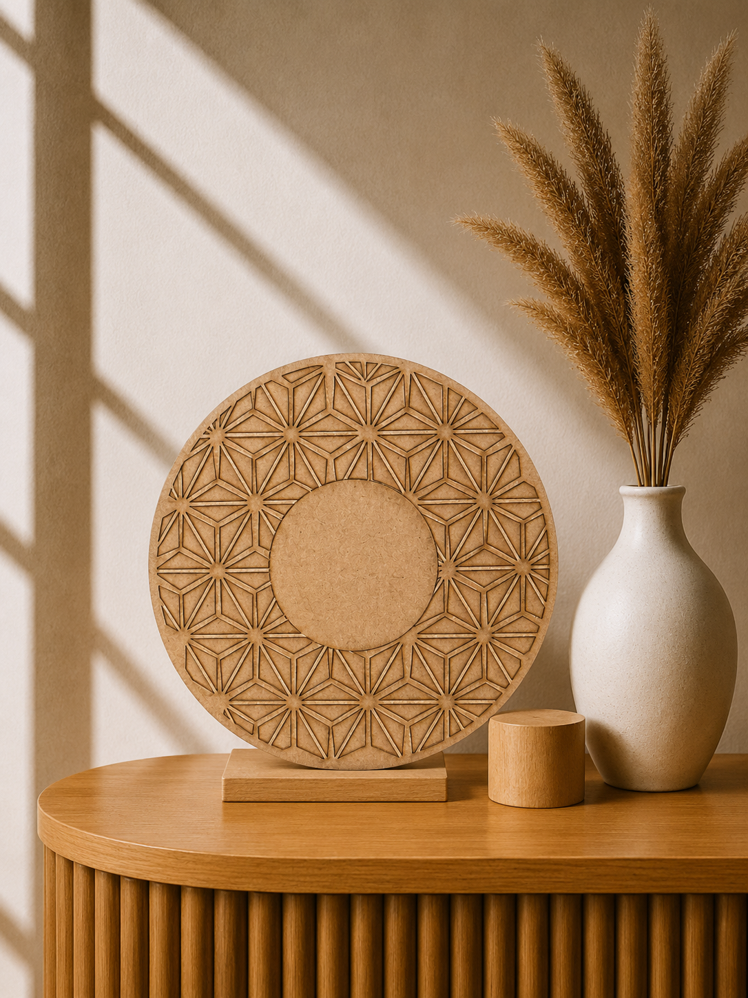 MDF Premarked Round shape-175