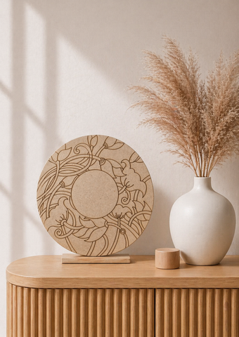 MDF Premarked Rangoli shape-176