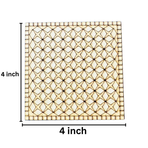 Premarked MDF Board with Mirrors for Lippan Art-714