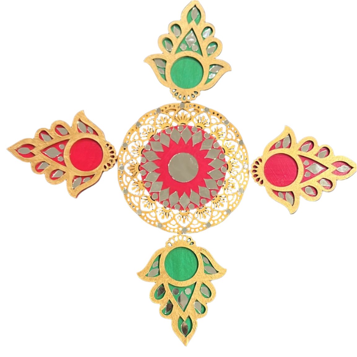 Premarked Rangoli shape MDF-196