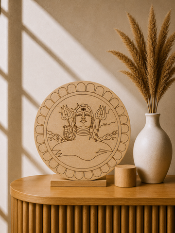 MDF Premarked Round shape-197