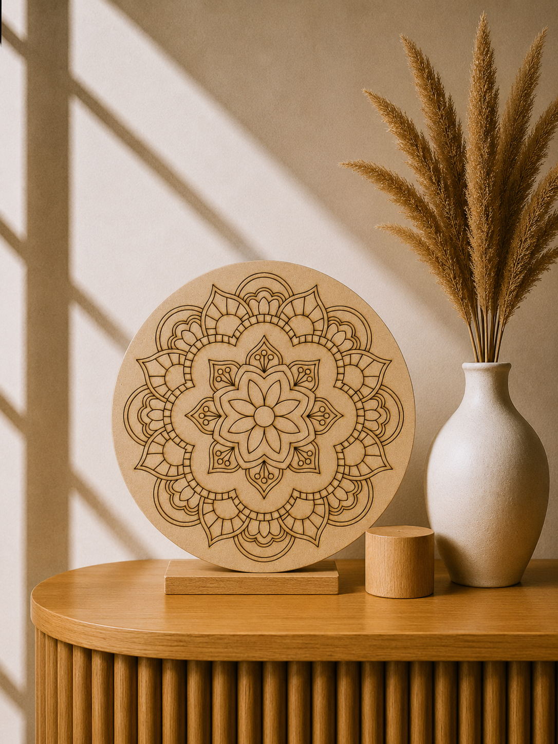 MDF Premarked Round shape-198
