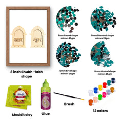 Shubh-Labh Shape Lippan Art 272 DIY Kit-110