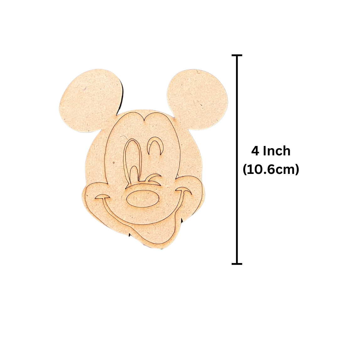 Mickey Mouse MDF Cutout - 336 (12 pcs)