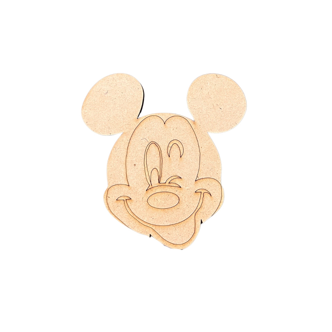 Mickey Mouse MDF Cutout - 336 (12 pcs)