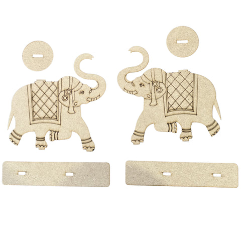 MDF Elephant Shape Decorative Stand for Home Decor-719