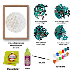 Rangoli Shape Lippan Art 164 DIY Kit-13