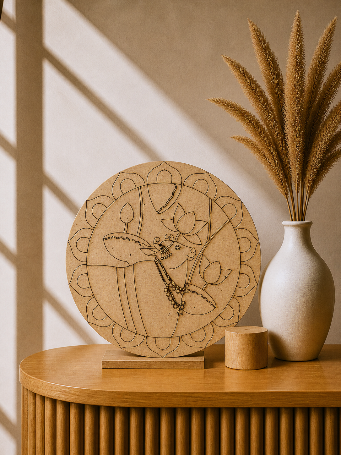 MDF Premarked Round shape-215