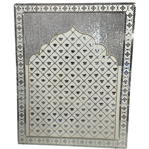 Lotus Arch Mirror Work MDF Backdrop (Ready Piece)4 * 5 FEET - BAPS-73