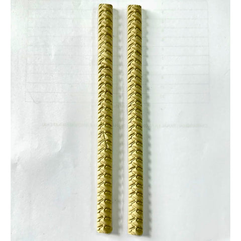 Braided Rope Pattern Clay Border Strips for Lippan Art 7 inch - CLAY BORDER 15