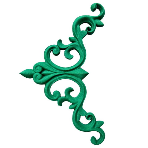 Classic Scroll Decorative Patch – Ornamental Furniture & Wall Décor Design - PATCH-5