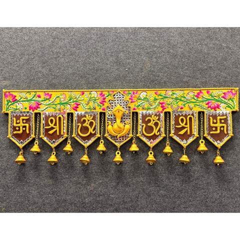 Traditional Ganesha Toran Ready Piece for Door & Wall Decoration - BAPS-102