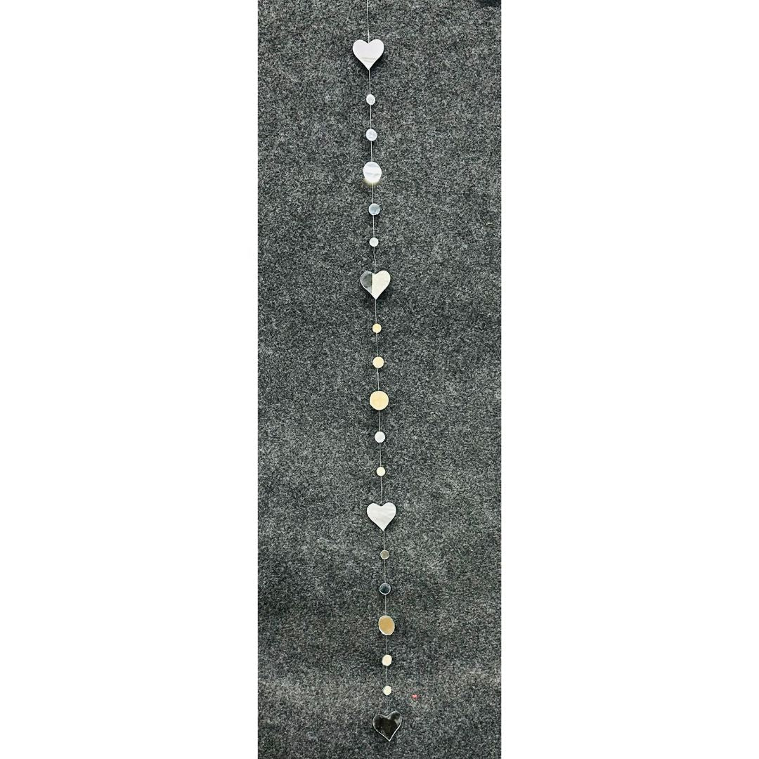 Ready-Made Silver Mirror Decorative Hanging String for Door Décor 40  INCH- ST-10