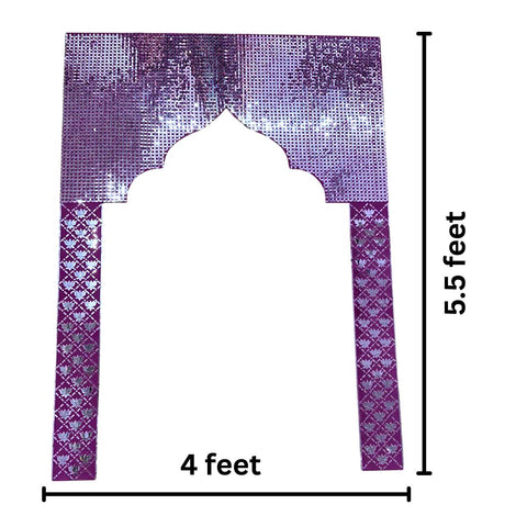 Arch Entrance Frame Mirror Panel – (Ready Piece) - BAPS-31