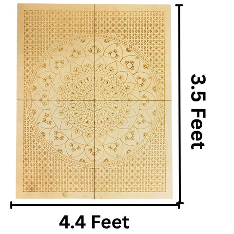 Premarked Mandala MDF Wall Panel for Lippan Art (with mirrors)-838