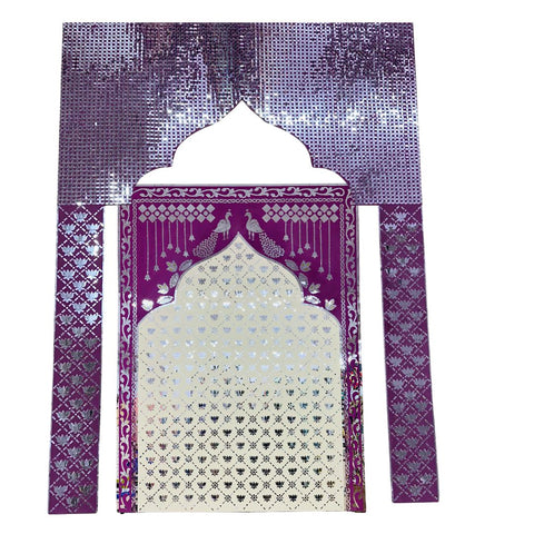 Peacock Jharokha Mirror Work – (Ready Piece) -BAPS-66