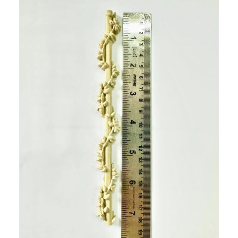 Floral Vine Clay Border Strips for Lippan Art & DIY Décor 7 inch - CLAY BORDER 12