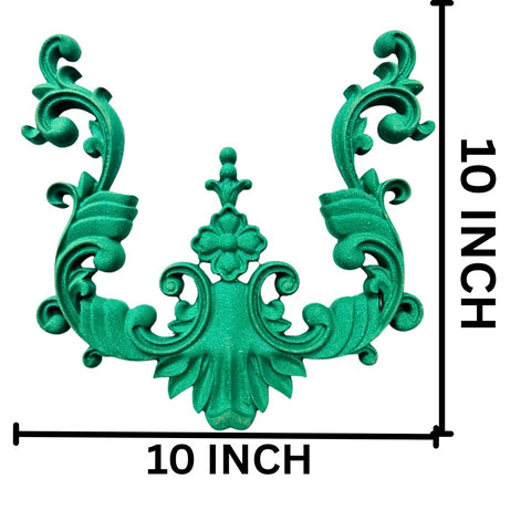 Ornamental Floral Scroll Decorative Patch – Classic Furniture & Wall Décor Design - PATCH-2
