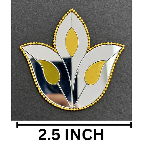 Ready Made Mirror Lotus Wall Décor ST-32