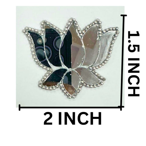 Ready Made Mirror Lotus Wall Décor ST-35
