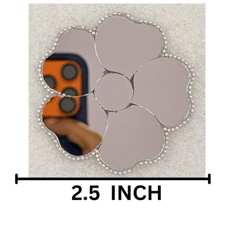Flower Shape Mirror Wall Decor – Ready Made Decorative Mirror Piece ST-43