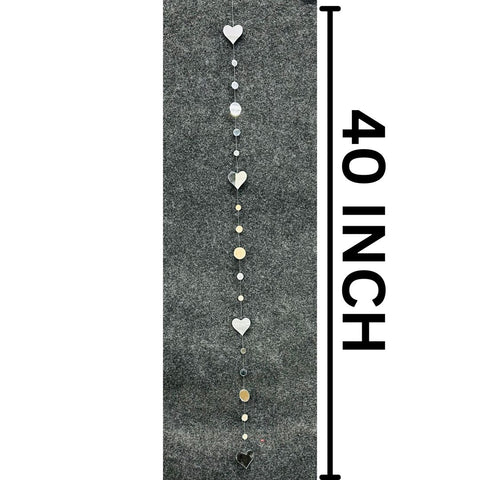Ready-Made Silver Mirror Decorative Hanging String for Door Décor 40  INCH- ST-10