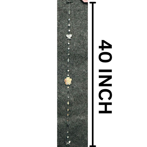 Ready-Made Silver Mirror Hanging String for Door & Wall Décor 40  INCH- ST-7