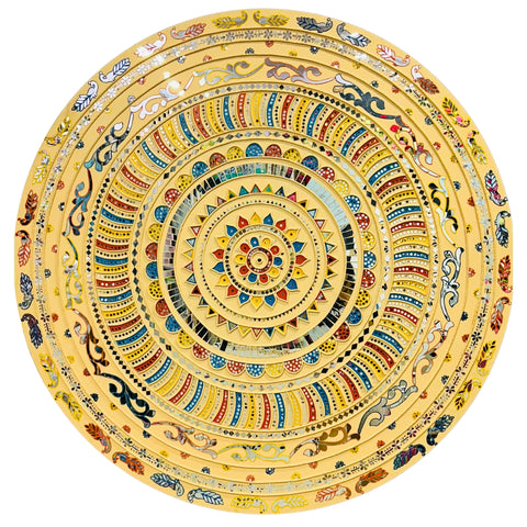 Decorative Premarked round mdf (with mirrors) - 523
