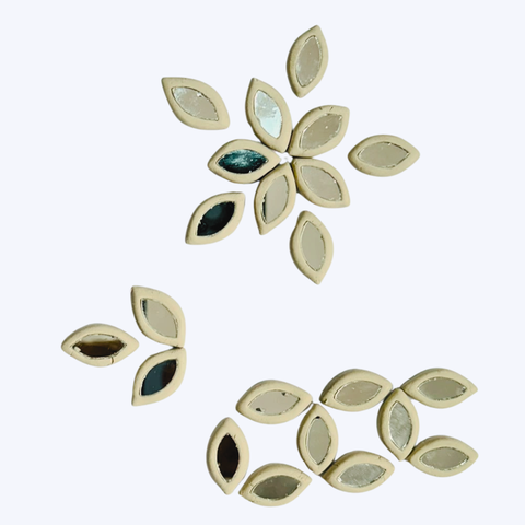 Clay Beads for Lippan Art & Mirror Work | Multiple Shapes & Piece Options