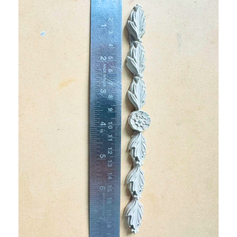 Floral Leaf Clay Border Strip for Lippan Art & Wall Decor - CLAY BORDER 1