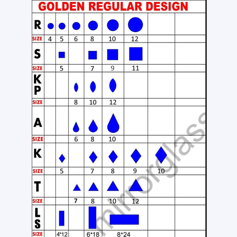 Regular Golden Mirror 500gm