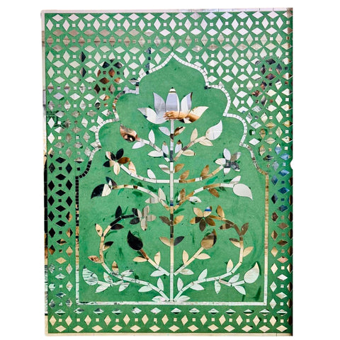 Jharokha Mirror Work Wall Panel – Ready Piece-BAPS-34