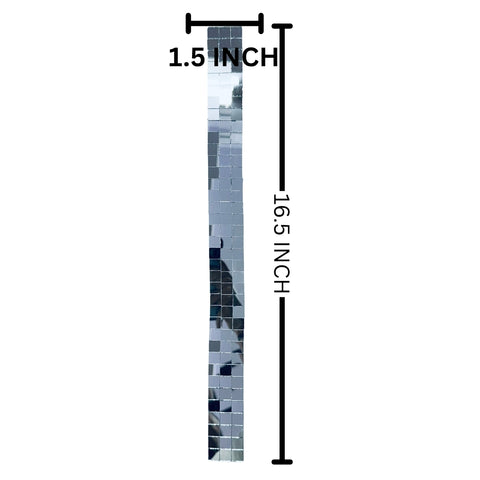 Flexible Straight Mirror Strip on Transparent Sheet for Wall Decor, Mirror Frame & DIY Home Decoration--ST-26