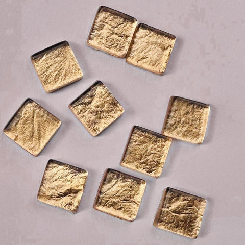 Copper Glass Mosaic Tiles, DIY Mosaic Art, Decoration, Crystal Glass Mosaic Tiles -824