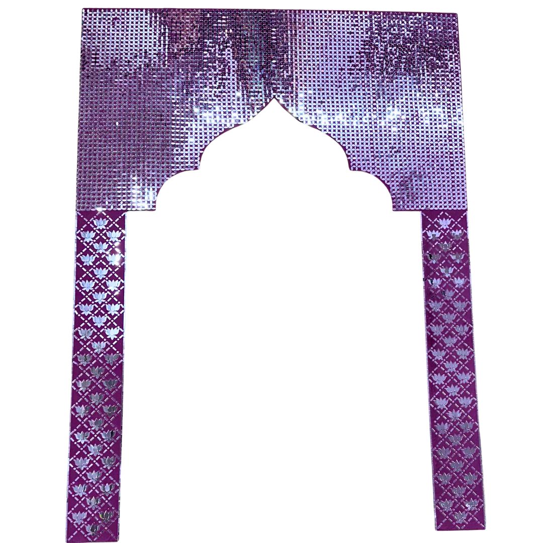 Arch Entrance Frame Mirror Panel – (Ready Piece) - BAPS-31