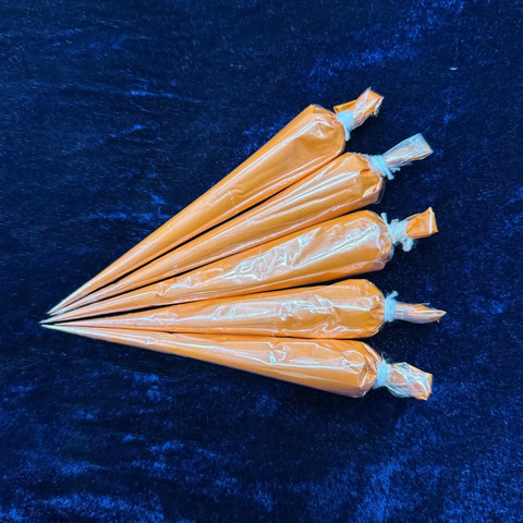 Orange Ceramic Cone Glitter Mix for Lippan Art, Mirror Work, Rangoli & DIY Decoration- 703