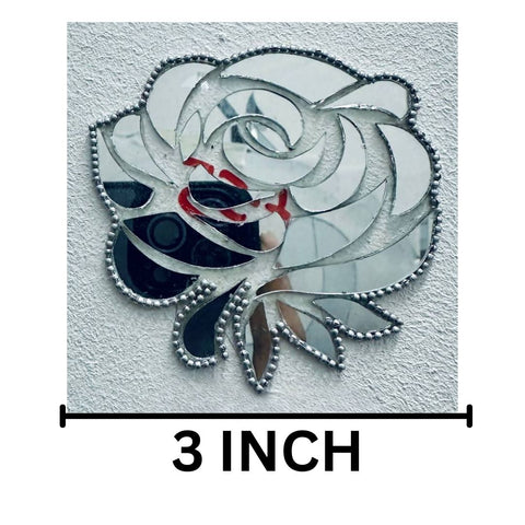 Rose Shape Mirror Ready Piece for Lippan Art & DIY Décor ST-55