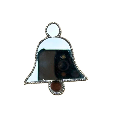 Ready-Made Bell  Shape Mirror Design on Transparent Sheet for Lippan Art ST-48