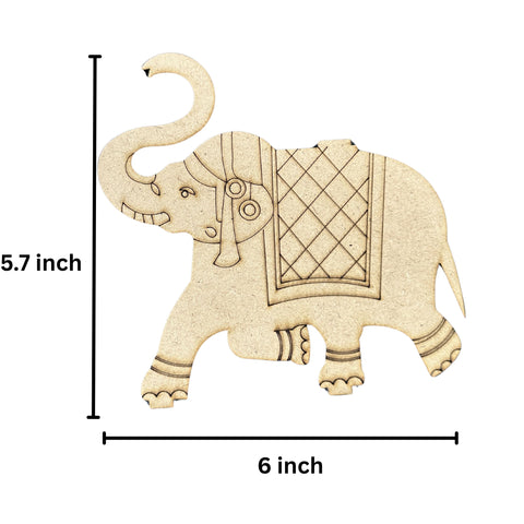 MDF Elephant Shape Decorative Stand for Home Decor-719