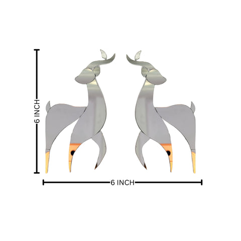 Deer Shape Decorative Craft Mirror (Left & Right) 1445