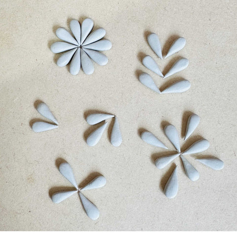 Clay Beads for Lippan Art & Mirror Work | Multiple Shapes & Piece Options